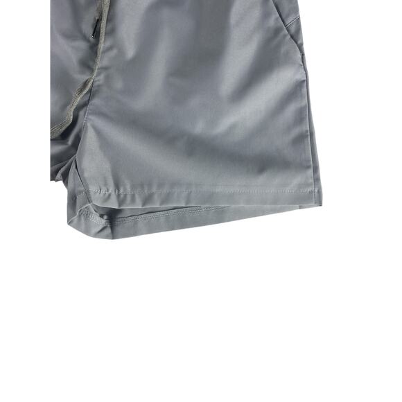 Women's Gray lounge shorts with drawstring waist size Large - Picture 2 of 5